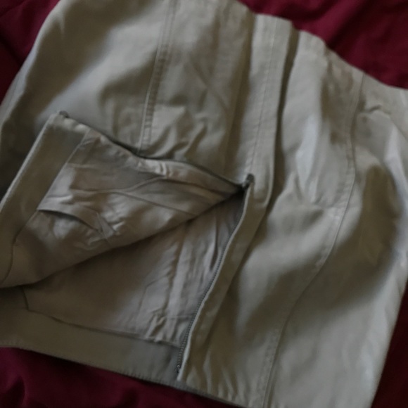 Free People Suede Pencil Skirt Size 6 Modern Femme Vegan Suede Mini Skirt - Picture 6 of 9